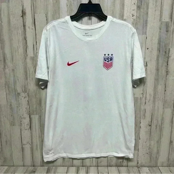 Nike USA Soccer Dri Fit Shirt Alex Morgan 13 size Large - Picture 1 of 4